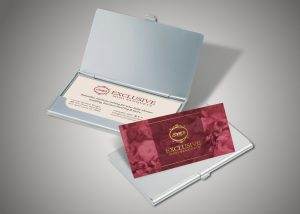 Exclusive Mini Banquets Business Card | StrategyNook